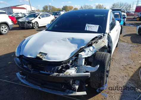 2020 Tesla Model 3 Performance из США, поврежденный, VIN 5YJ3E1EC9LF784546